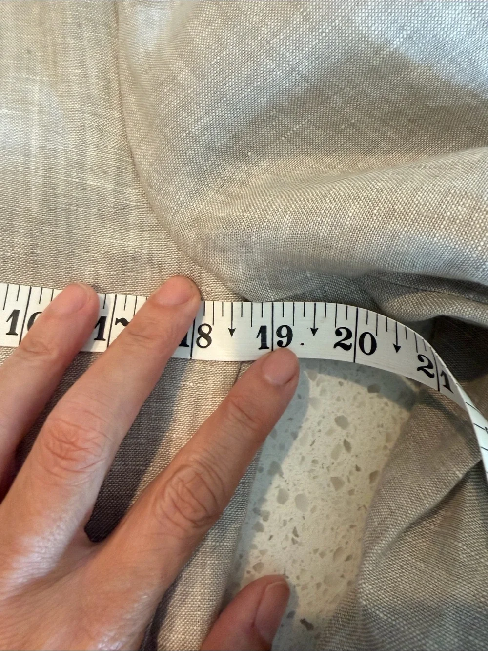 Quince European Linen Light Beige Linen Two-Button Blazer approx S